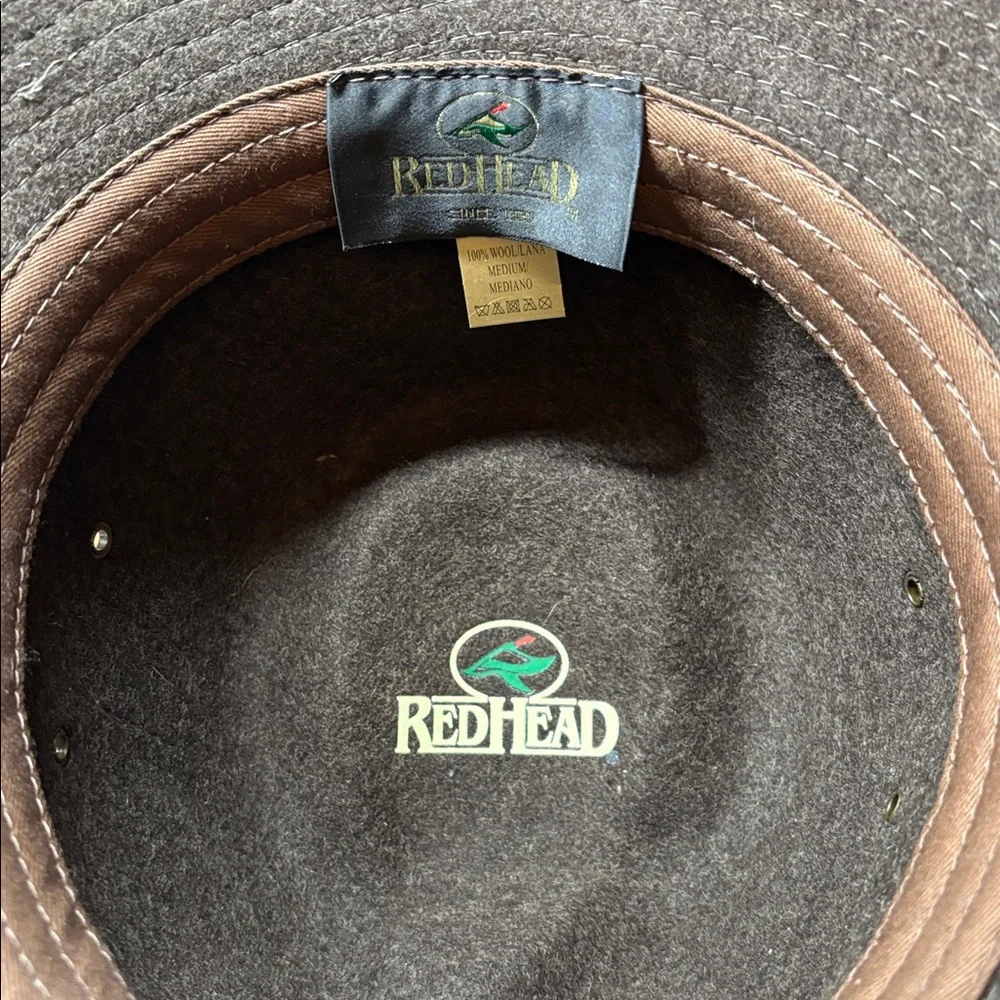 Redhead Brown Wool Fedora Size Medium